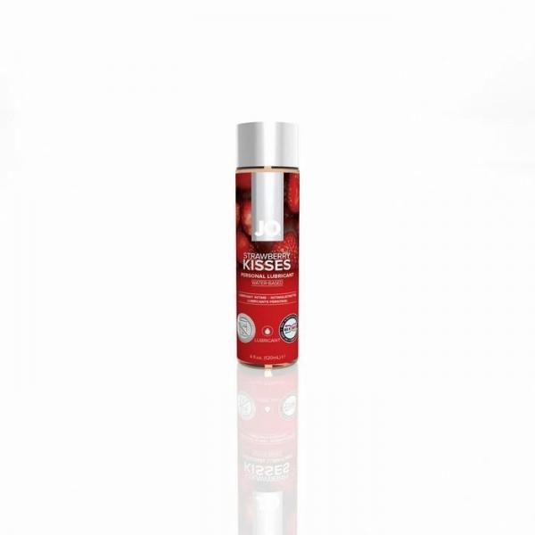 Jo H2 O Flavored Water Based Lubricant Strawberry Kiss 4 Ounce