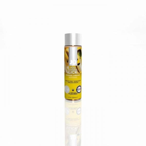 Jo H2 O Flavored Water Based Lubricant Banana Lick 4 Ounce