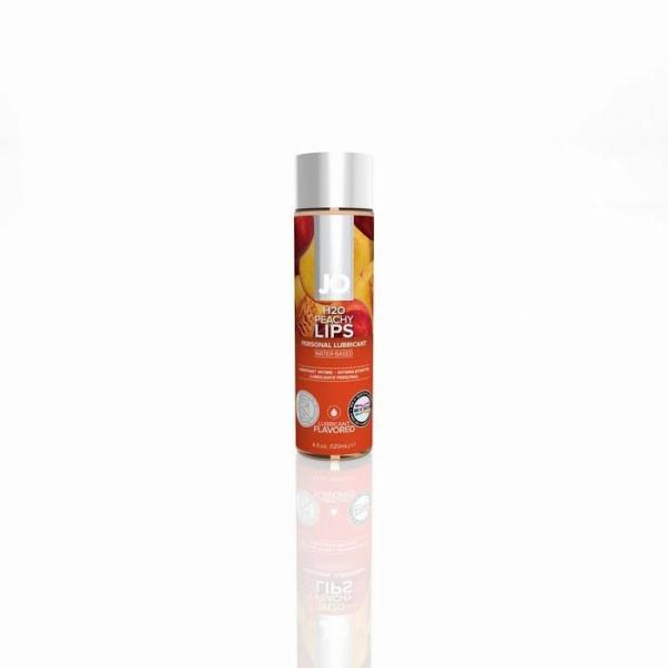 Jo H2 O Flavored Water Based Lubricant Peachy Lips 4 Ounce