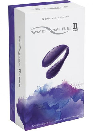 We Vibe Ii Plus Usb Couples Vibrator Purple