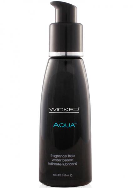 Wicked Sensual Care Collection Fragrance Free 2 Oz Lubricant Aqua Waterbased