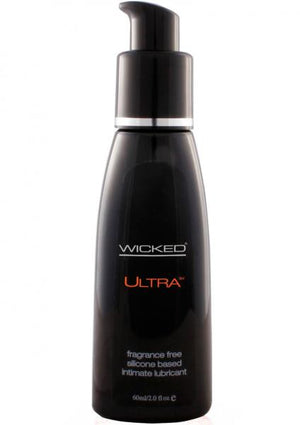 Wicked Sensual Care Collection Fragrance Free 2 Oz Lubricant Ultra Silicone Based