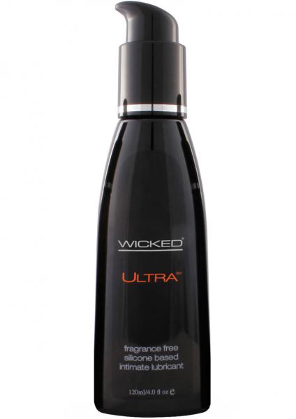 Wicked Sensual Care Collection Fragrance Free 4 Oz Lubricant Ultra Silicone Based