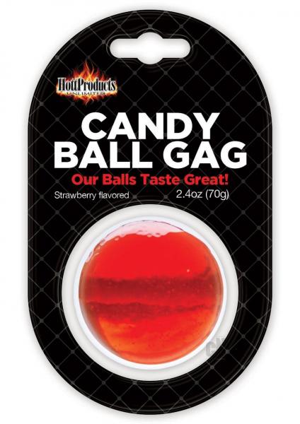 Candy Ball Gag Strawberry Flavored