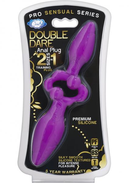 Cloud 9 Silicone Pro Plug Double End Purple