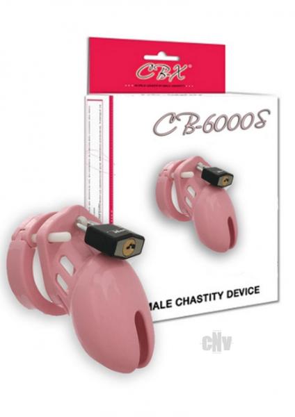 Cb6000 S Male Chastity Device Pink Small