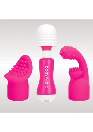 Bodywand Rechargeable Mini Pink With Attachments