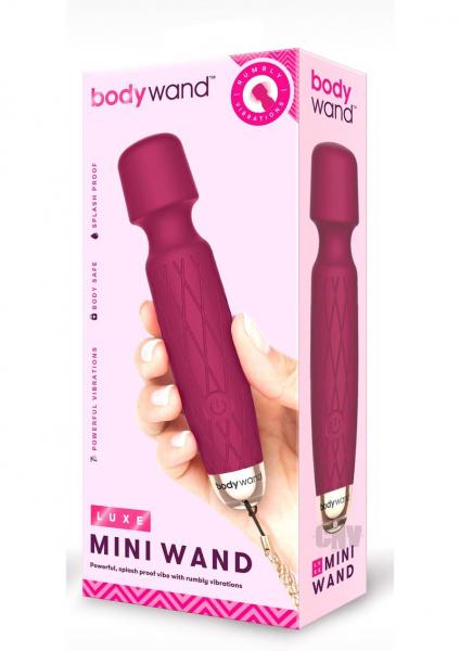 Bodywand Luxe Mini Body Massager Red