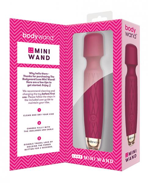 Bodywand Luxe Mini Body Massager Red