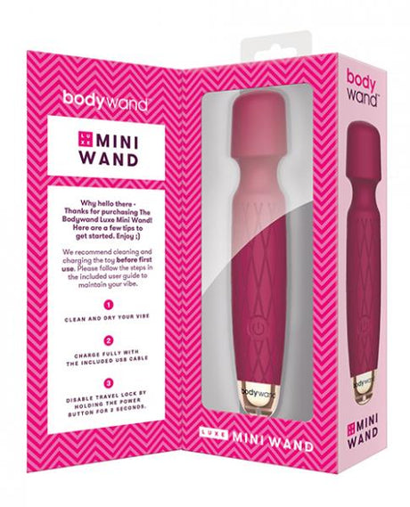 Bodywand Luxe Mini Body Massager Red