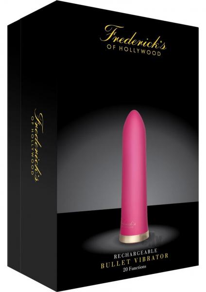 Fredericks Of Hollywood Rechargeable Bullet Hot Pink Vibrator