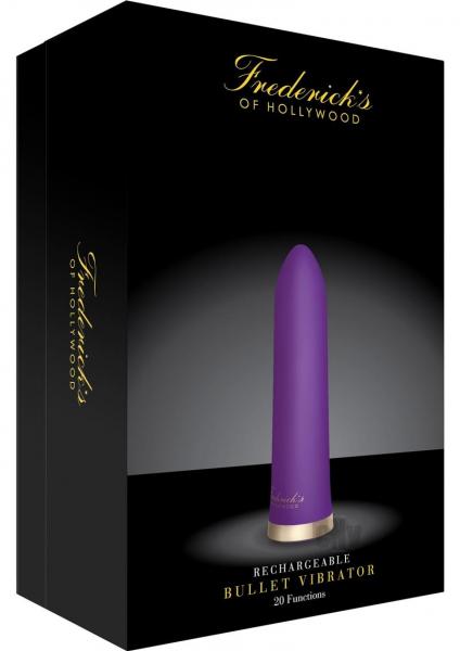 Fredericks Of Hollywood Rechargeable Bullet Vibrator Purple