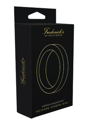 Frederick's Of Hollywood Silicone Stamina Ring Black