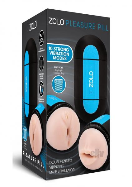 Zolo Pleasure Pill Black/Blue