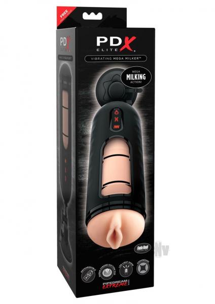 Pdx Elite Vibrating Mega Milker Stroker