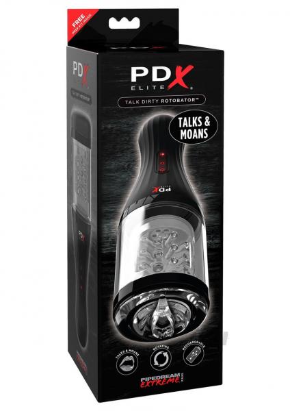 Pdx Elite Talk Dirty Rotobator Stroker Talks & Moans