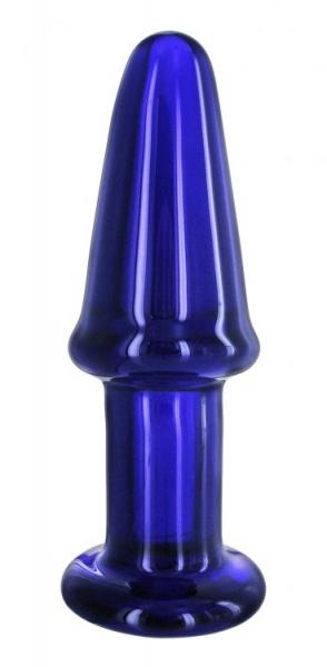 Nadi Glass Butt Plug Blue