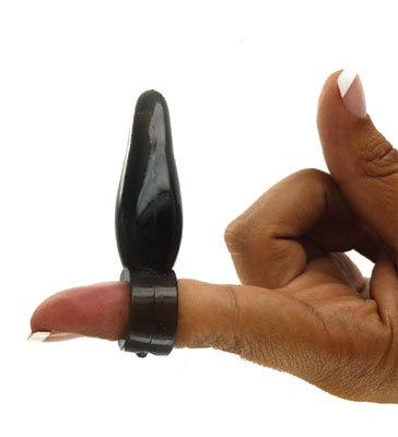 Bum Tickler Finger Toy Black