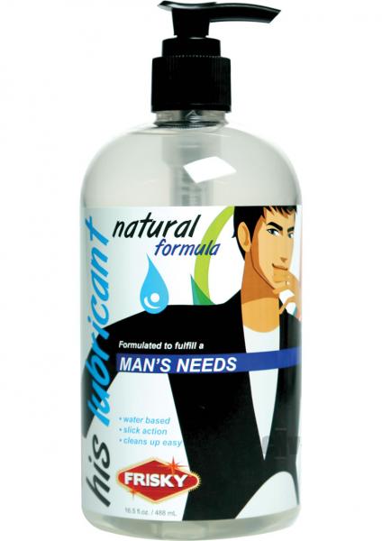 Natural Personal Lubricant 16oz Men