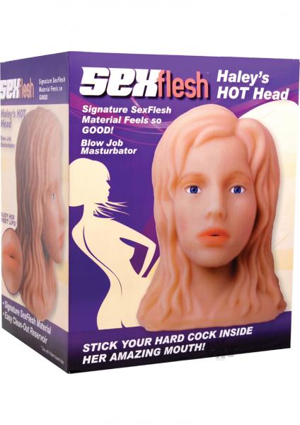 Haley's Hot Head Blow Job Masturbator Beige