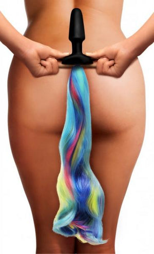 Tailz Rainbow Pony Tail Anal Plug