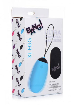 Bang! Xl Vibrating Egg Blue