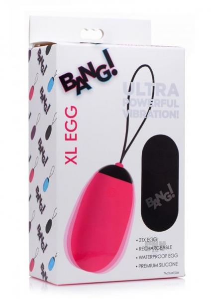 Bang! Xl Vibrating Egg Pink