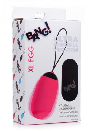 Bang! Xl Vibrating Egg Pink