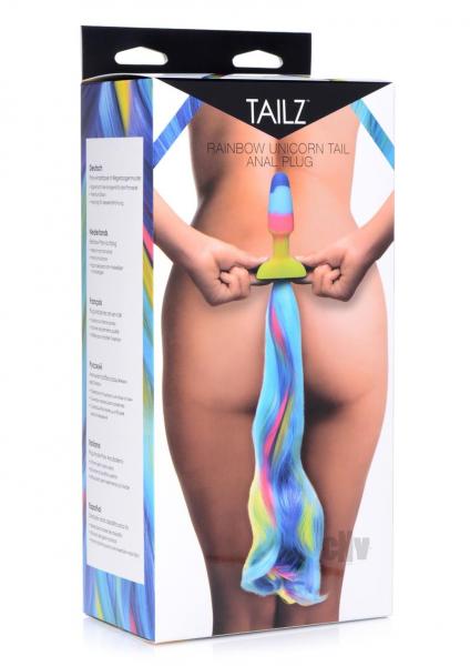 Tailz Rainbow Unicorn Tail Anal Plug