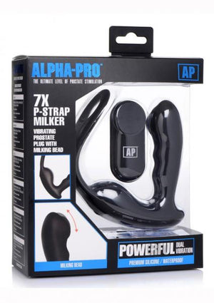 Alpha Pro Pstrap Milker/Cock And Ball Ring