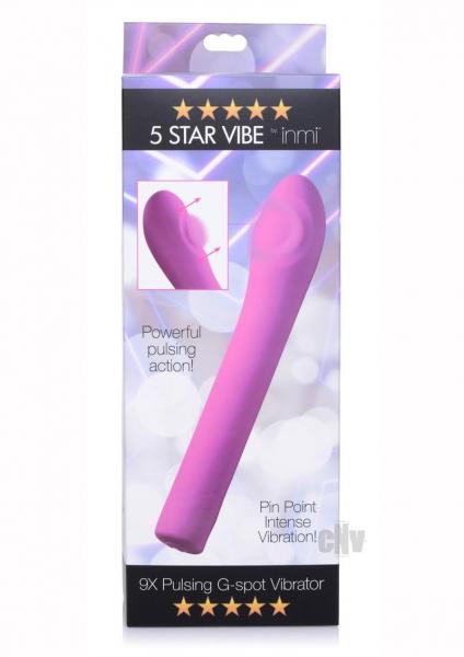 Inmi 5 Star 9x Pulsing Gspot Vibe Pink