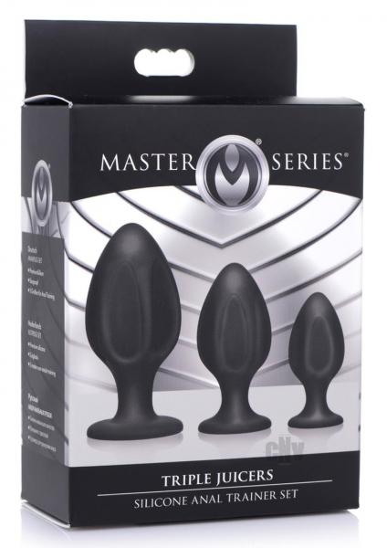 Ms Triple Juicers Anal Trainer Set Black