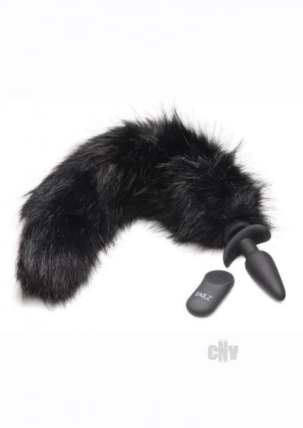 Interchangeable Black Fox Tail