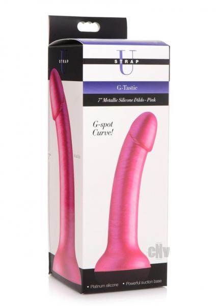 Strap U G Tastic Silicone Dildo 7 Pink