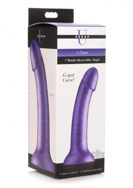 Strap U G Tastic Silicone Dildo 7 Purp