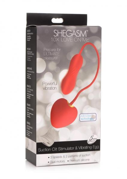 Shegasm 10x Love On Me Suction Clit Stim & Egg