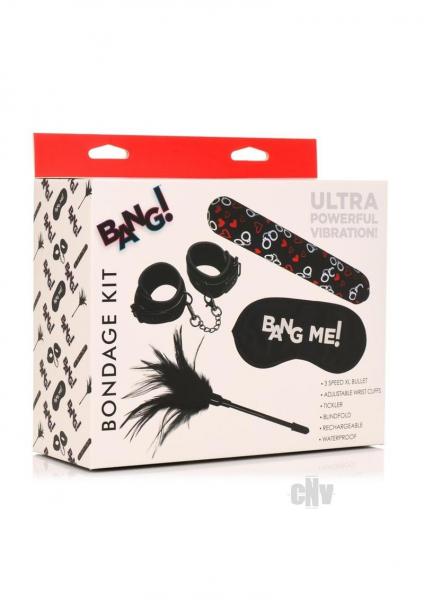 Bang! 4 Pc Bondage Kit Black