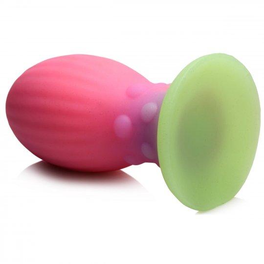 Creature Cocks Glow In The Dark Silicone Egg Xl Multi Color