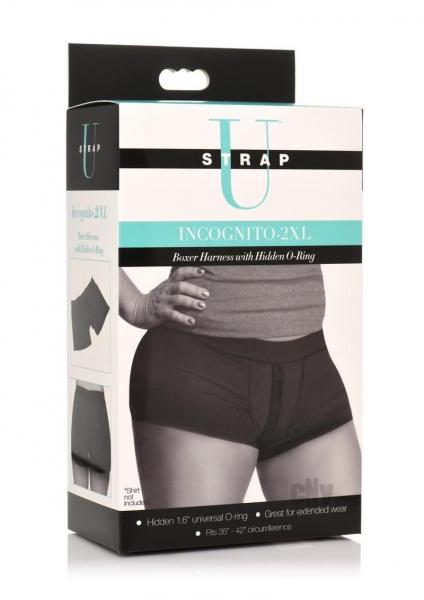 Strap U Incognito Boxer Harness 2xl Blk