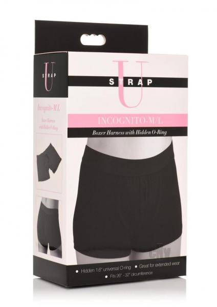 Strap U Incognito Boxer Harness M/L Blk