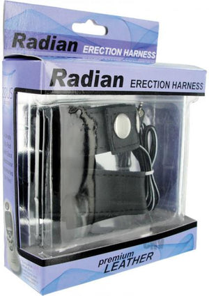 Radian Erection Harness Premium Black Leather