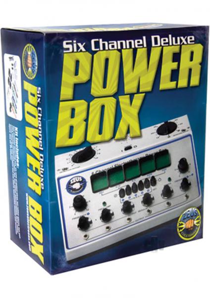 Zeus 6 Channel Deluxe Electro Sex Power Box