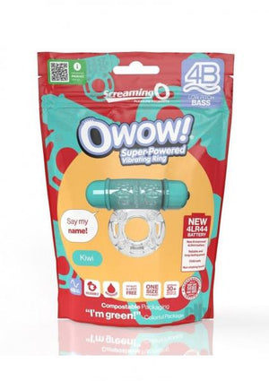 Screaming O 4b Owow Vibrating Cockring Kiwi