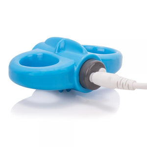 Screaming O Charged Yoga Vibrating Ring Blue