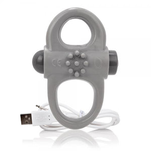 Screaming O Charged Yoga Vibrating Ring Gray