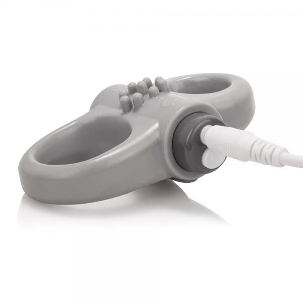 Screaming O Charged Yoga Vibrating Ring Gray