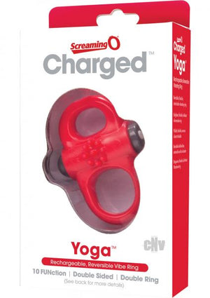 Screaming O Charged Yoga Vibrating Ring Red