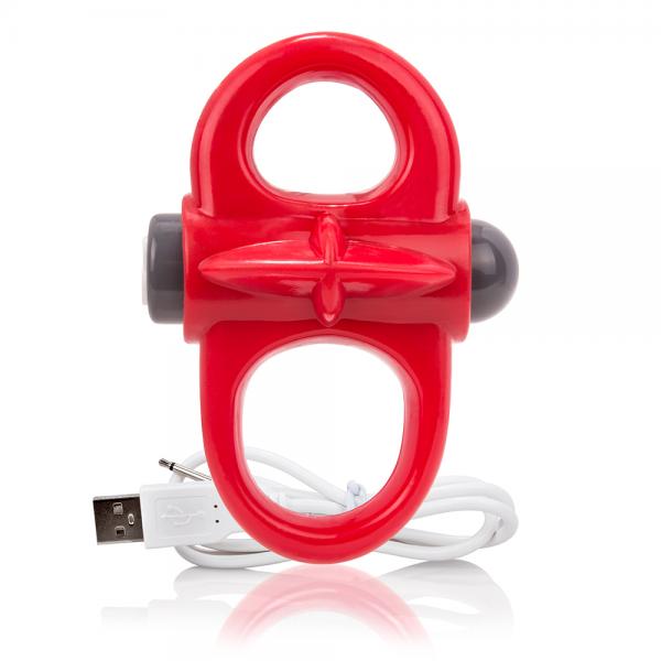 Screaming O Charged Yoga Vibrating Ring Red