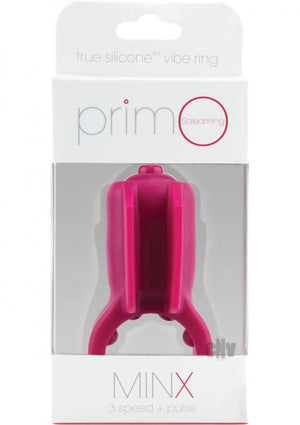 Primo Minx Merlot Purple Vibrating Ring With Fins