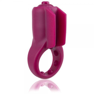 Primo Minx Merlot Purple Vibrating Ring With Fins